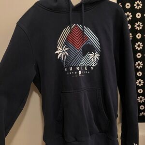 Hurley Dark Blue Graphic Hoodie